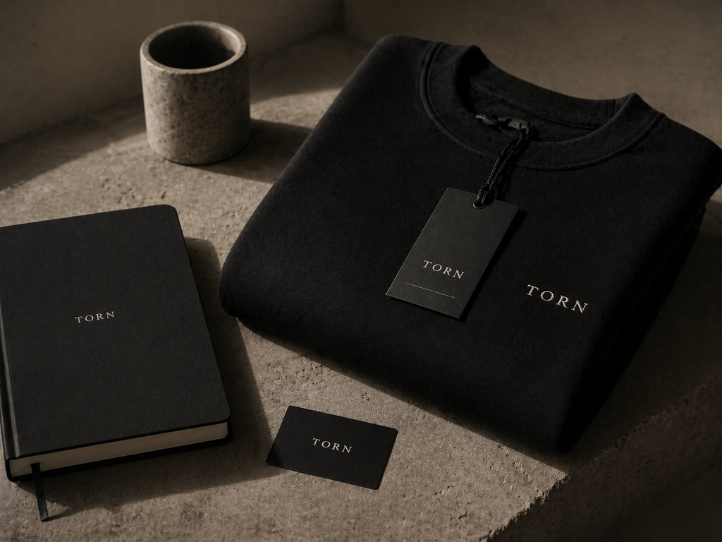 TORN Minimal Blank Journal