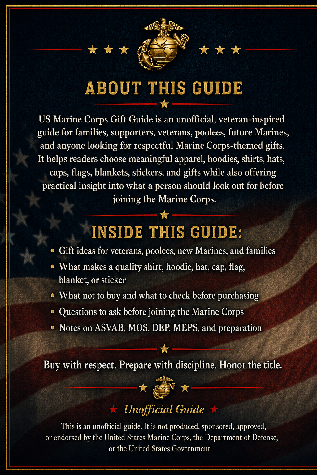 US Marine Corps Gift Guide