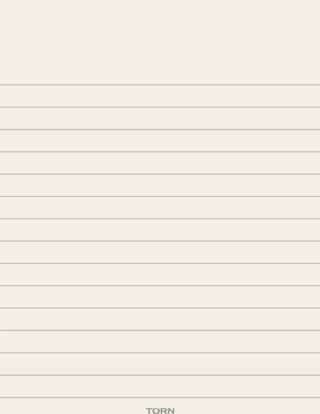 TORN Minimal Blank Journal