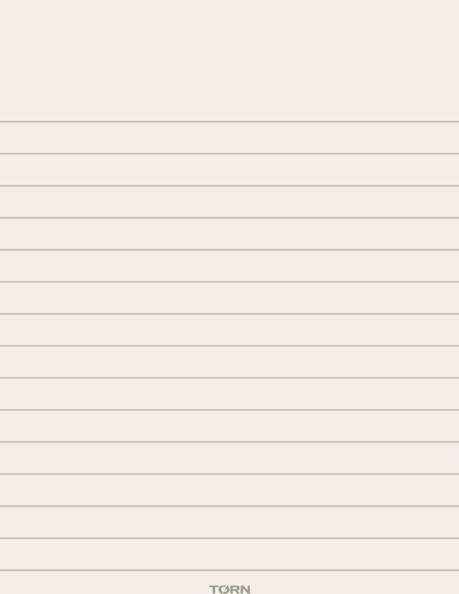 TORN Minimal Blank Journal